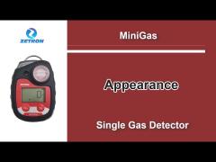 Single H2s Hydrogen Sulfide Gas Detector Minigas 0-100ppm