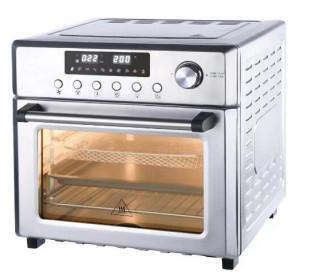 China Horno de acero inoxidable sin aceite de la tostadora de la sartén del aire de la convección 25litre en venta