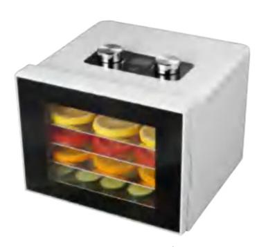 China desidratador elétrico do alimento de 417mm, 320W 4 Tray Food Dehydrator à venda