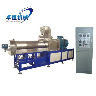 China Twin slanty popcorn snack bar screw extruder prices puffed corn fries snacks making machine puff snacks extrusion machine price for sale