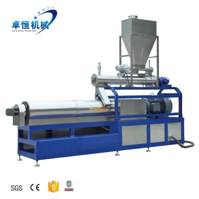 China food & Beverage Factory Automatic Twin Screw Extruder For Making Cereal Choco Cocoa Balls Oatmeal Puff Snacks Food Production Line for sale