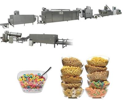 China Oat Flakes Making Multifunctional Extruder Maize Corn Flakes Breakfast Cereals Machine Cornflakes Making Machine Production Line à venda