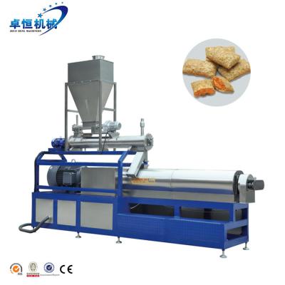 Chine Energy Saving Automatic Corn Inflating Scale Processing Puffed Puff Making Screw Extruder Twin Core Filled Small Snacks Machine à vendre