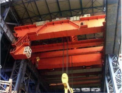 China YZ Model 125 Ton Steel Factory Double Girder Foundry Crane for Steel Plant for sale