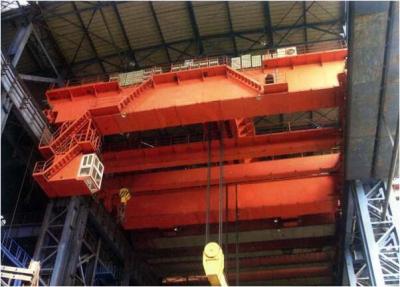 China 74 Ton QDY Mode Casting Overhead Bridge Gantry Crane With Rubber Buffers for sale