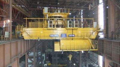 China Safety 50 Ton Foundry Traveling Overhead Crane With CE / GOST Certificated for sale