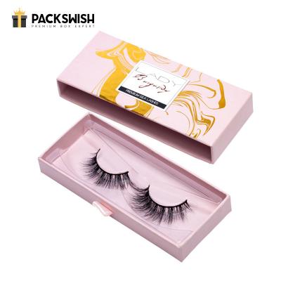 China Recyclable Logo Cute Shiny Product Packaging Wholesale Custom Eyelash Vendor Customized Boxes for sale