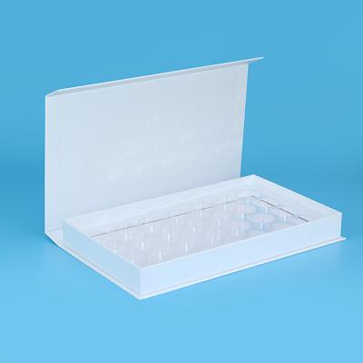 China Recyclable Custom Logo Luxury Packing Pvc Clear Plastic Personalized Chocolate Paper Packaging Box With Dividers for sale