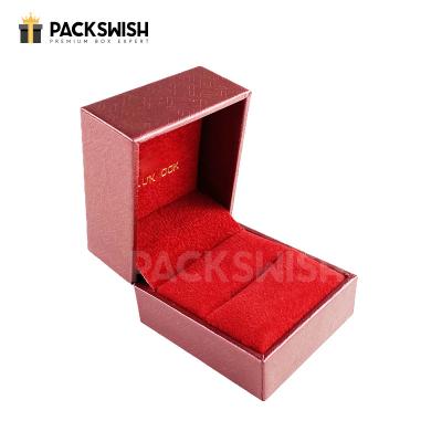 China Custom High Quality Luxury Handmade Velvet Jewelry Ring Gift Boxes Packaging Softly Velvet Jewelry Necklace Storage Box for sale