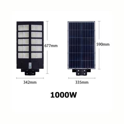 China Direct road 50w outdoor garden plant lamp integrated 100w 150w 200w 250w 300w all in one solar street light for sale