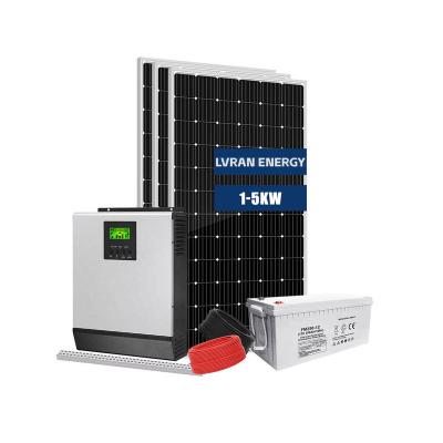 China China Factory AC Home Solar Systems 3kva 5kva Solar System for sale