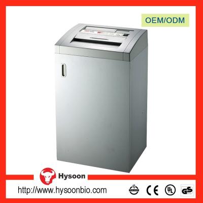 China Plastic Cover + Wooden Case Electric Confetti Cut Paper Shredder For CD Cards for sale