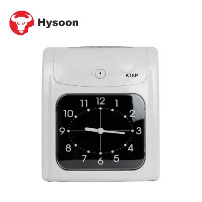 China Time Recorder Clock Type Punched Card Time Recorder Machine With Backup Battery 8 Hours for sale