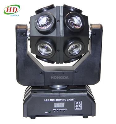 China Disco DJ equipment DMX512 12*12W RGBW 4 in 1 football led beam sharpy head rotating stage light for sale