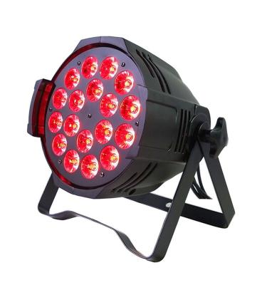 China Disco Par Lights 18*15w Led 6in1 RGBWAUV Slim Led Par Can Light for sale