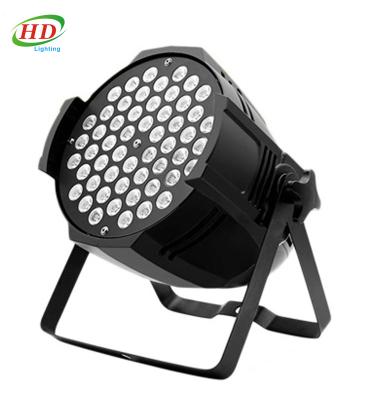 China Residential aluminum housing 54x3w led par 8 channels led rgbw indoor stage par can light for sale