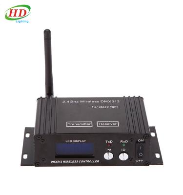 China ABS introduce equipment 2.4G 3 PIN Wireless DMX512 DMX console transmitter and wireless receiver dmx512 controller for sale