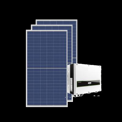 China Grid Connected Solar Power Photovoltaic Power Generation System 30-50kw On Ground Photovoltaic Power Generation System Rooftop PW for sale