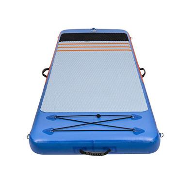 China Drop Inflatable Gymnasium Track 0.9mm Pvc Material Mini Air Mattress Tumbling Mat for sale