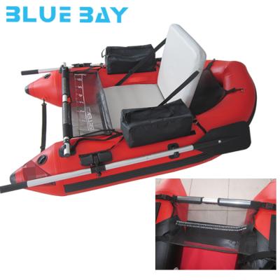 China OEM PVC Mini Inflatable Fly Belly Tube Float Fishing Boat for sale