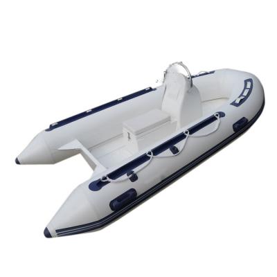 China Cheap custom china pvc hypalon fiberglass rigid hull material pvc inflatable rib boat for sale