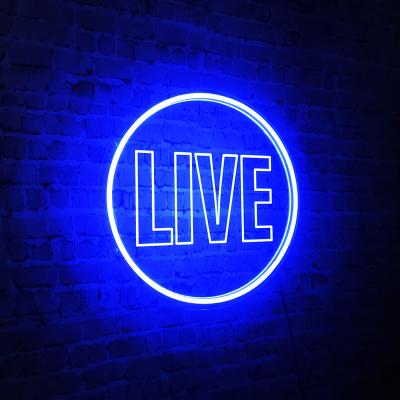 China Diammable Drop Shipping LED Neon Sign 5V USB Living Live On Air Neon Signs Custom Neon Light for sale