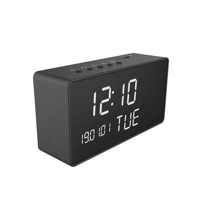 China TUYA APP WIFI Motion Detection Alarm Clock Smart Wireless Hidden Camera 1080P Vandal Proof for sale