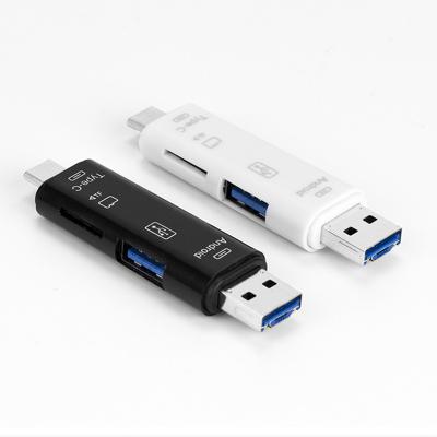 China & read; Write TF Card 3 in 1 OTG Smart Card Reader 2018 New Product, Support USB2.0 and USB Micro and Type-C for sale