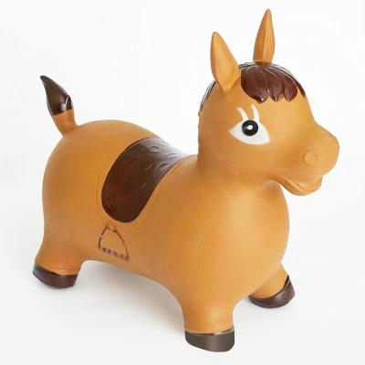 China Wholesale Inflatable Toy Pvc High Quality Bouncy Cheap Price Hopper Inflatable Animals Jumping Horse for sale