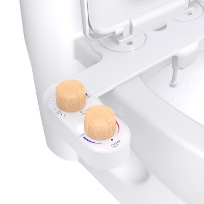 China Modern Hot Selling Double Spouts Toilet Bidet Attachment Cold And Hot Water Bidet for sale