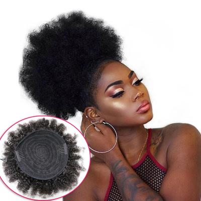 China Raw Indian Hair Vendors O-Tip Virgin Hair Curly Pony Tail Kit Pack Unprocessed Hair Wig for sale