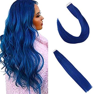 China Silky Straight Wave Band In Hair Extensions Loose Blue Red Pink Double Drawn Bundles And Closure Set Frontal Wig Hd for sale