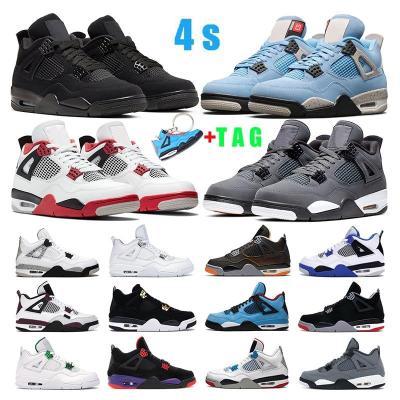 China 2022 Basketball Running Shoes Men's High Tops Cushioning Trainers AJ 4 Retro Sneakers For Women Zapatillas Hombre Mens for sale