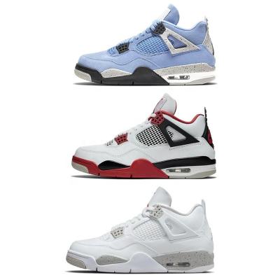 China Cushioning New Fashion AJ 4 Running Casual Men Chaussures Homme 4S Retro Basketball Sports Sneakers Shoes Trainers for sale