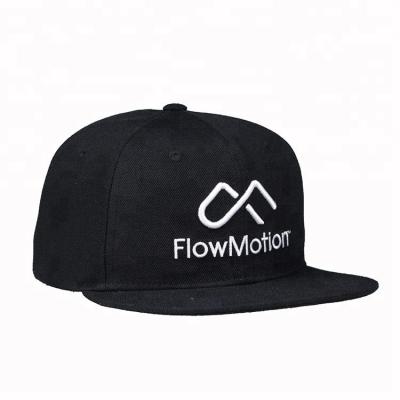 China breathable & Waterproof Fashion Black 3d Puff Embroidery Fexfit Strapback Wool 3d Puff Snapback Custom Hat for sale