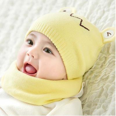 China breathable & Waterproof 6-12 Months Knitted Soft Winter Toddlers Hat Newborn Baby Boy Beanie for sale