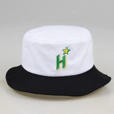 China New Fashion Wholesale Unisex Embroidery Cotton Custom Fisherman Bucket Hats for sale