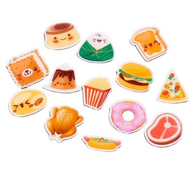 China Shape acrylic 3mm 4mm 5mm thicken gift magnet anime fruit mini fridge custom diy advertising sticker for sale