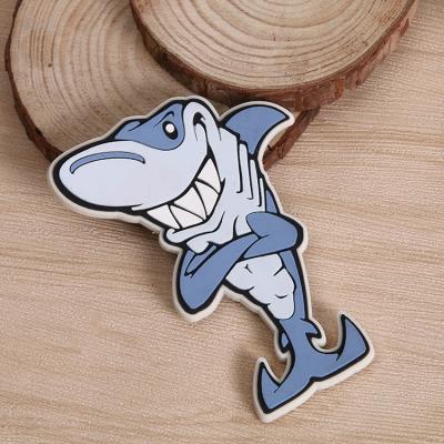 China custom clear pvc cute home decor 3d animal shape diy paint shape logo paint fridge fridge magnets for sale