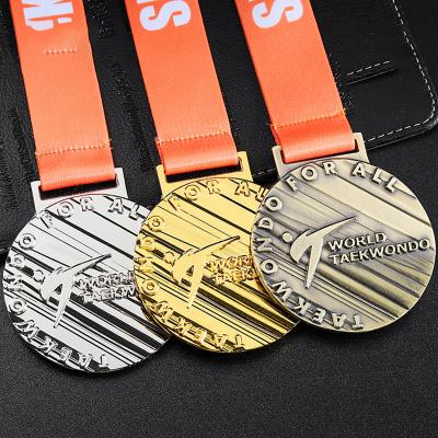 China Automotive Cheap Design Your Own OEM Color Running Gold Silver Marathon Sport Custom Soccer 3d Medals for sale