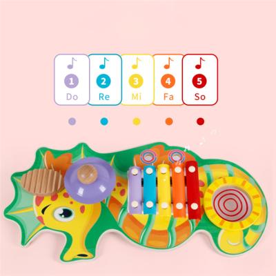 China Eco-friendly Wooden Musical Instrument Children Xylophone Early Wisdom Development Education Music Toys for sale