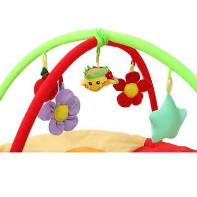 China New Design Plastic And Cloth Lovely Shape Plush Arch Hanging Toys Set Crib Bell Crib Bell Crib Toys For Baby Stroller for sale