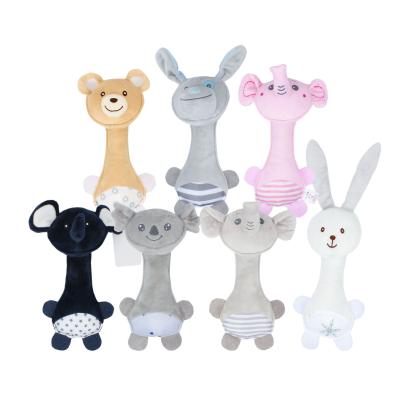 China Cute Cartoon BB Bell Wind Stick Grab Hand Bell Hand Bell Baby Stuffed Animal Toy for sale