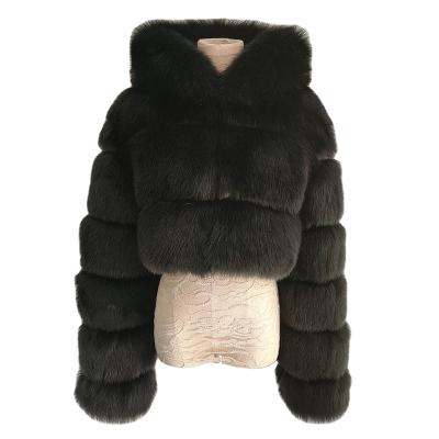 China Wholesale Hot Sale Winter Women Thick Warm Faux Fur Plain Plus Size Jacket Coat for sale