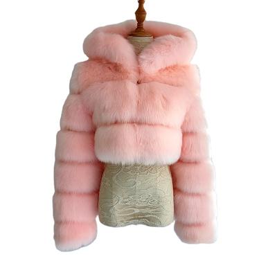 China Factory Outlet High Quality Simple Sheath Long Fashion Women's Fur Coat Women's Fox Fur Coat Imitation Coat for sale