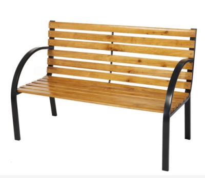 China Long Comfortable Cheap Wooden Bench Park And Garden Chairs for sale