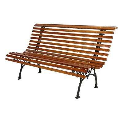 China Modern Outdoor Wooden Chair W/18 Slats Wooden Park Bench 150cm for sale