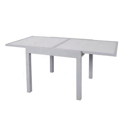 China Rustproof Popular High Quality Aluminum 180CM Outdoor Extension Garden Table for sale