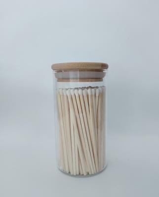 China Wholesale 4 Inch White Match Convenient Household Jar Glass Jar For Candle for sale