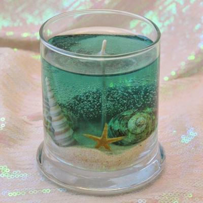 China Factory Wholesale Price Pretty Popular Jelly Candle Romantic Decoration For Wedding Party Fragrance Ocean Jelly Candles Home for sale